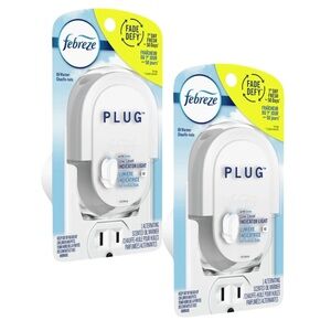 2 Febreze Plug Fade Defy scented oil warmers